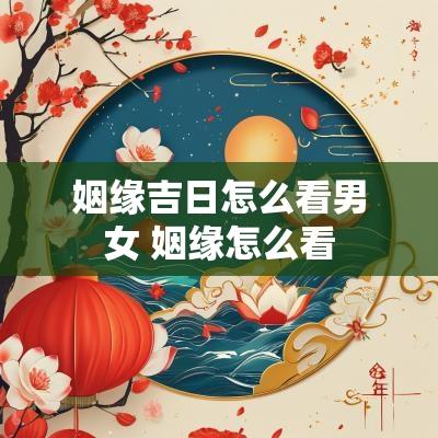 姻缘吉日怎么看男女 姻缘怎么看