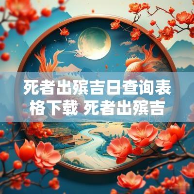 死者出殡吉日查询表格下载 死者出殡吉日查询表格下载手机版