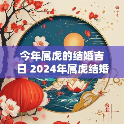 今年属虎的结婚吉日 2025年属虎结婚的好日子