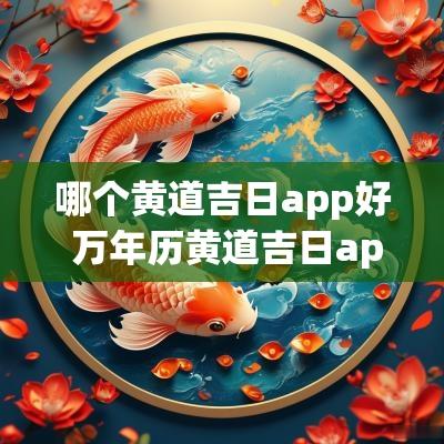 哪个黄道吉日app好 万年历黄道吉日app