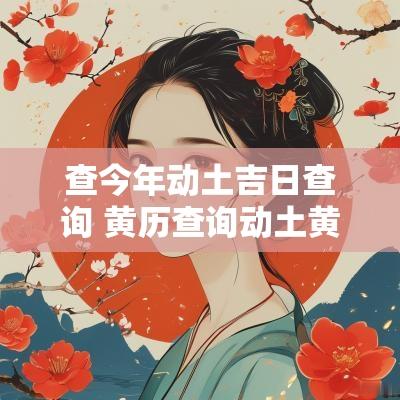 查今年动土吉日查询 黄历查询动土黄道吉日2025