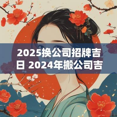 2025换公司招牌吉日 2025年搬公司吉日