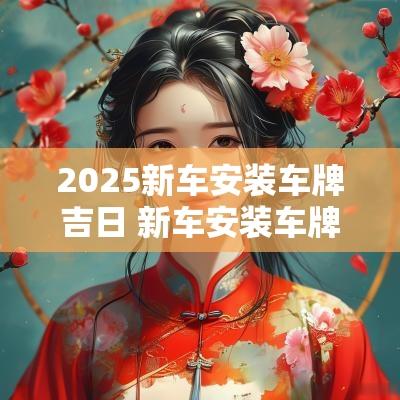 2025新车安装车牌吉日 新车安装车牌黄历中叫什么
