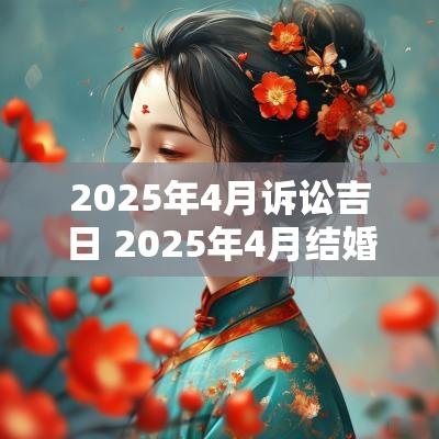 2025年4月诉讼吉日 2025年4月结婚吉日