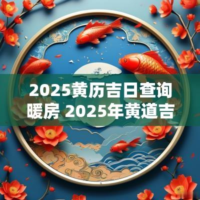 2025黄历吉日查询暖房 2025年黄道吉日查询
