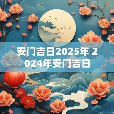 安门吉日2025年 2025年安门吉日