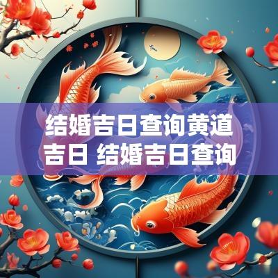 结婚吉日查询黄道吉日 结婚吉日查询2025年黄道吉日