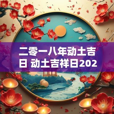 二零一八年动土吉日 动土吉祥日2025年8月