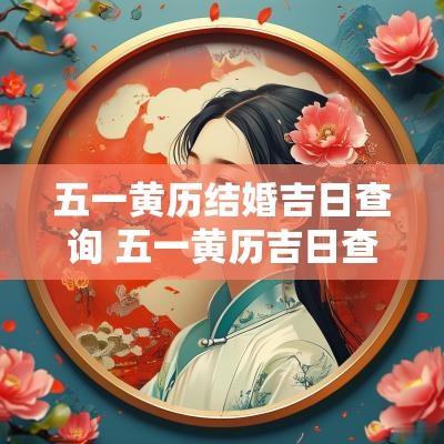 五一黄历结婚吉日查询 五一黄历吉日查询