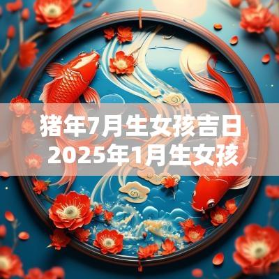 猪年7月生女孩吉日 2025年1月生女孩吉日