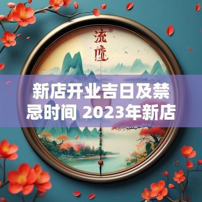 新店开业吉日及禁忌时间 2025年新店开业黄道吉日