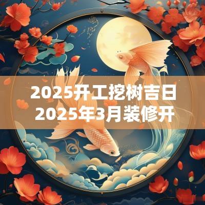 2025开工挖树吉日 2025年3月装修开工吉日