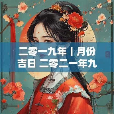 二零一九年丨月份吉日 二零二一年九月黄道吉日有哪几天