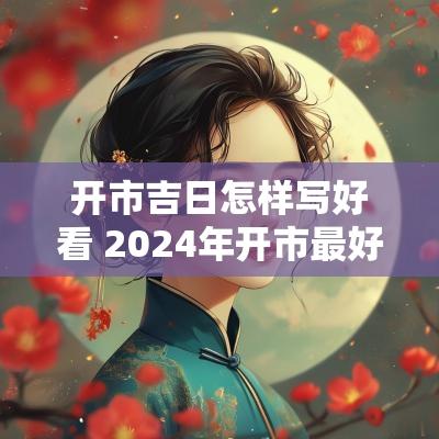 开市吉日怎样写好看 2025年开市最好的黄道吉日