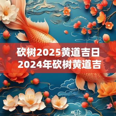 砍树2025黄道吉日 2025年砍树黄道吉日