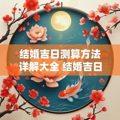 结婚吉日测算方法详解大全 结婚吉日查询2025年