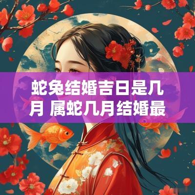 蛇兔结婚吉日是几月 属蛇几月结婚最好日子