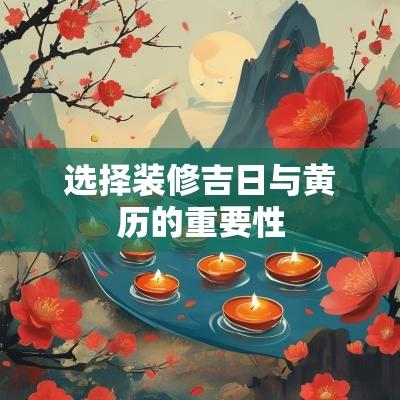 选择装修吉日与黄历的重要性