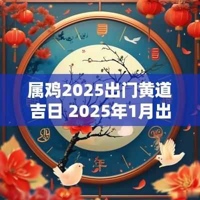 属鸡2025出门黄道吉日 2025年1月出门黄道吉日