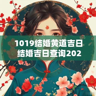 1019结婚黄道吉日 结婚吉日查询2025年10月黄道吉日