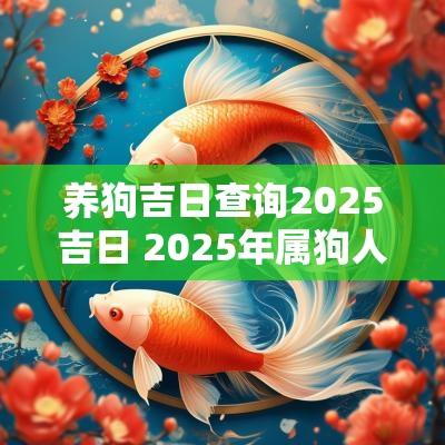 养狗吉日查询2025吉日 2025年属狗人搬家入宅最旺日子