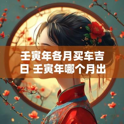 壬寅年各月买车吉日 壬寅年哪个月出生的宝宝好