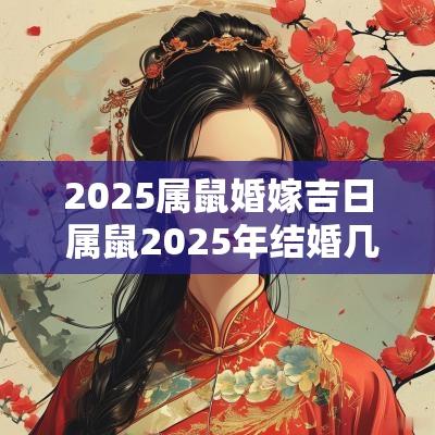 2025属鼠婚嫁吉日 属鼠2025年结婚几月份最好