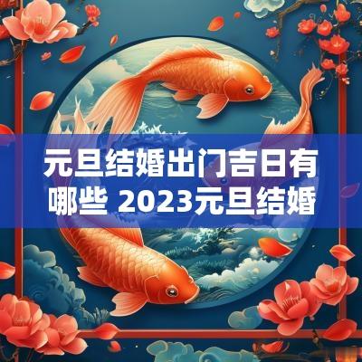 元旦结婚出门吉日有哪些 2025元旦结婚吉日