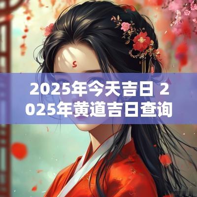 2025年今天吉日 2025年黄道吉日查询