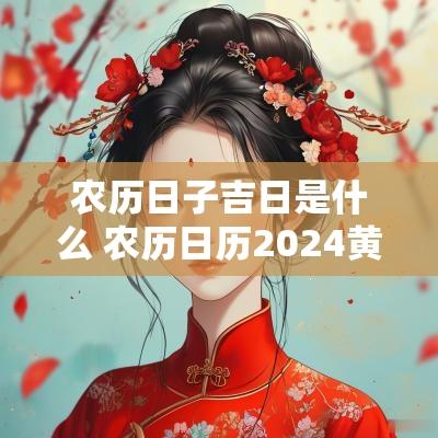 农历日子吉日是什么 农历日历2025黄道吉日一览表