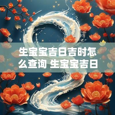 生宝宝吉日吉时怎么查询 生宝宝吉日吉时查询2025年1月3号