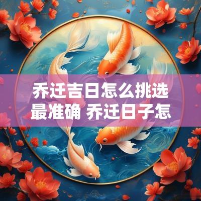 乔迁吉日怎么挑选最准确 乔迁日子怎么选吉日