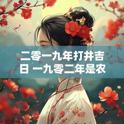 二零一九年打井吉日 一九零二年是农历什么年