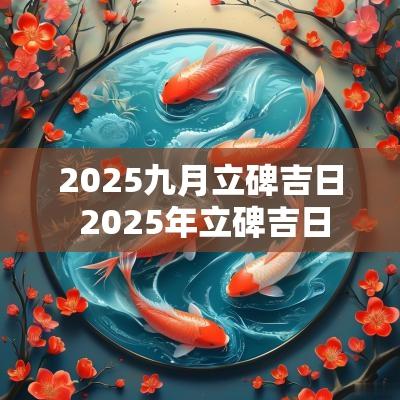 2025九月立碑吉日 2025年立碑吉日