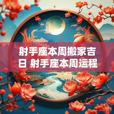 射手座本周搬家吉日 射手座本周运程