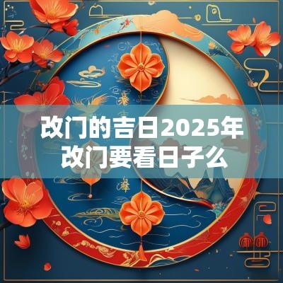 改门的吉日2025年 改门要看日子么