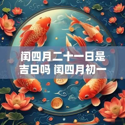 闰四月二十一日是吉日吗 闰四月初一是黄道吉日吗