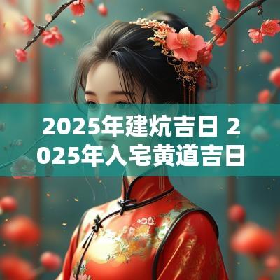 2025年建炕吉日 2025年入宅黄道吉日一览表