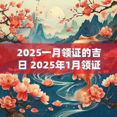 2025一月领证的吉日 2025年1月领证黄道吉日