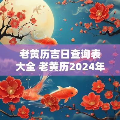 老黄历吉日查询表大全 老黄历2025年黄道吉日查询表