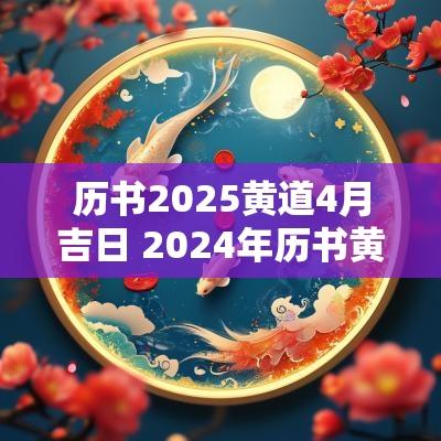 历书2025黄道4月吉日 2025年历书黄道吉日10月份