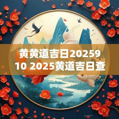 黄黄道吉日2025910 2025黄道吉日查询 黄黄道吉日2025910 2025黄道吉日查询