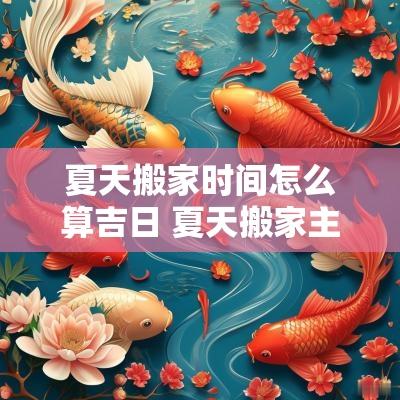夏天搬家时间怎么算吉日 夏天搬家主人要准备哪些东西
