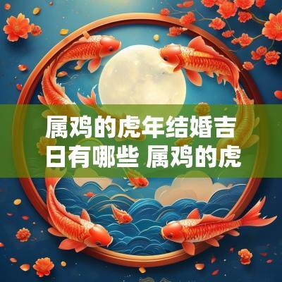 属鸡的蛇年结婚吉日有哪些 属鸡的蛇年结婚吉日有哪些属相