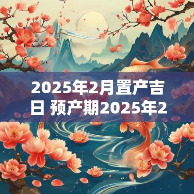 2025年2月置产吉日 预产期2025年2月份属什么