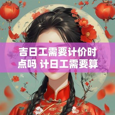 吉日工需要计价时点吗 计日工需要算利润吗