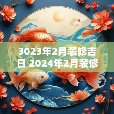 3023年2月装修吉日 2025年2月装修黄道吉日