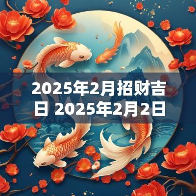 2025年2月招财吉日 2025年2月2日