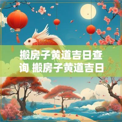 搬房子黄道吉日查询 搬房子黄道吉日查询2025