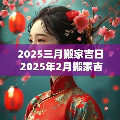 2025三月搬家吉日 2025年2月搬家吉日